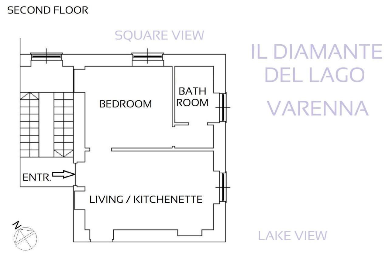 Il Diamante Del Lago Apartman Varenna Kültér fotó